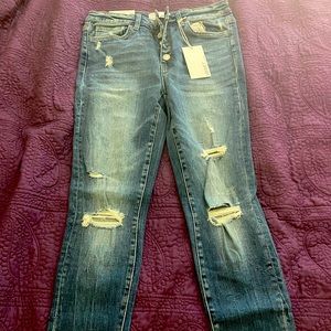 Vervet Distressed Skinny Jeans